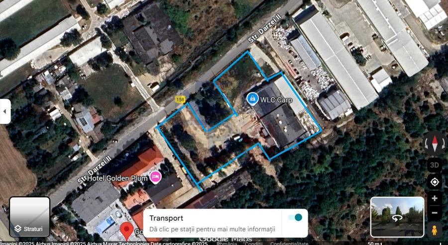 De vanzare spatiu depozitare Crevedia/Teren
