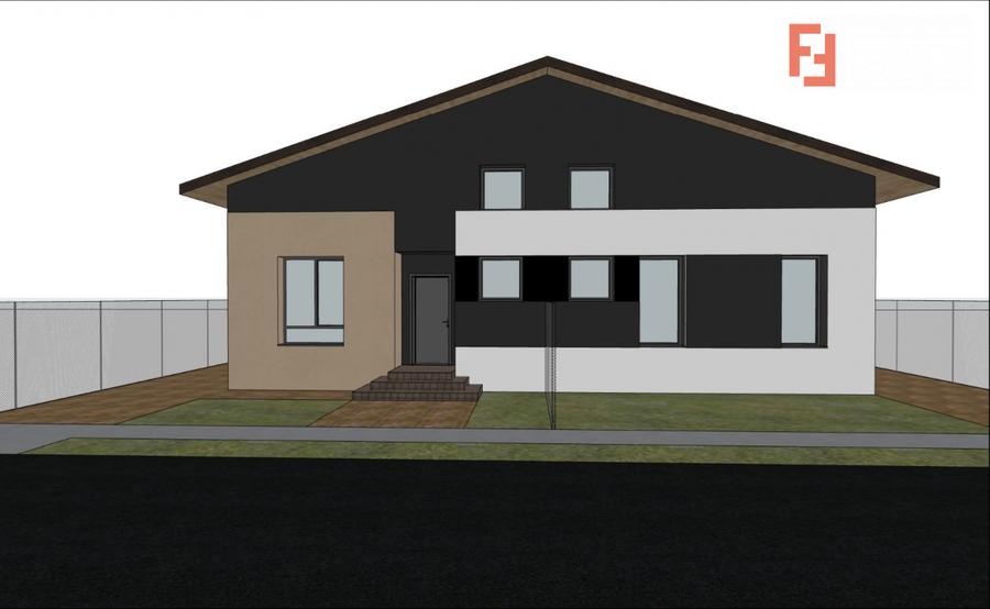 Duplex cu 3 camere, 76 mp utili si 300 mp teren, de vanzare in Sacalaz