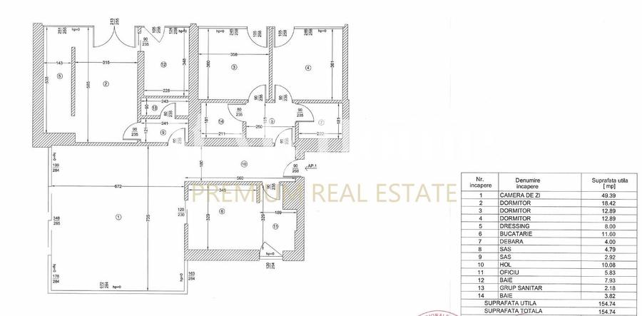 Apartament MODERN cu 4 camere, mobilat partial,finisaje lux, parcare,80mp terasa - 1
