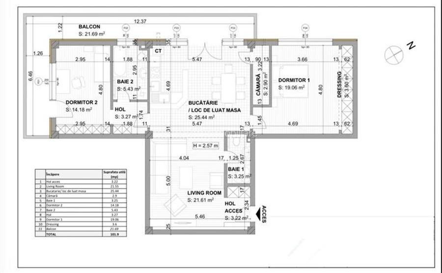 Vanzare apartament 3 camere de LUX Grigorescu zona Donath, Cluj-Napoca - 13