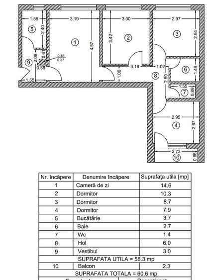 Apartament 4 camere necesita renovar, Chilia Veche, Drumul Taberei - 1