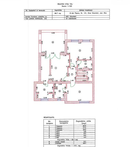 OXFORD GARDENS | VILA LA PADURE CU  PISCINA | 4 DORMITOARE COMPLET RENOVATA - 43