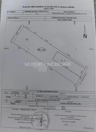 - COMISION ZERO - Teren , Strada George Enescu nr. 120. - 5