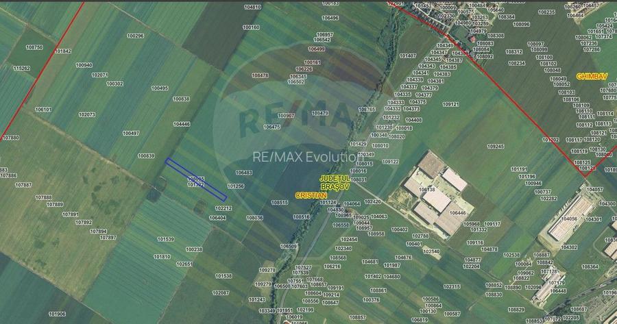Teren extravilan arabil, 9650 mp, Cristian - 9