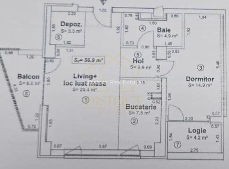 Com 0 | Apartament spatios cu 2 camere | XCity | Torontalului - 11