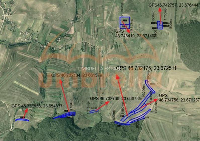 Teren de vanzare in Cluj-Napoca, Strada Soporului 5.753m²/37€ m² - 4
