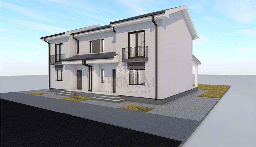 Duplex 4 camere - dormitor la parter - teren 370 mp - 2