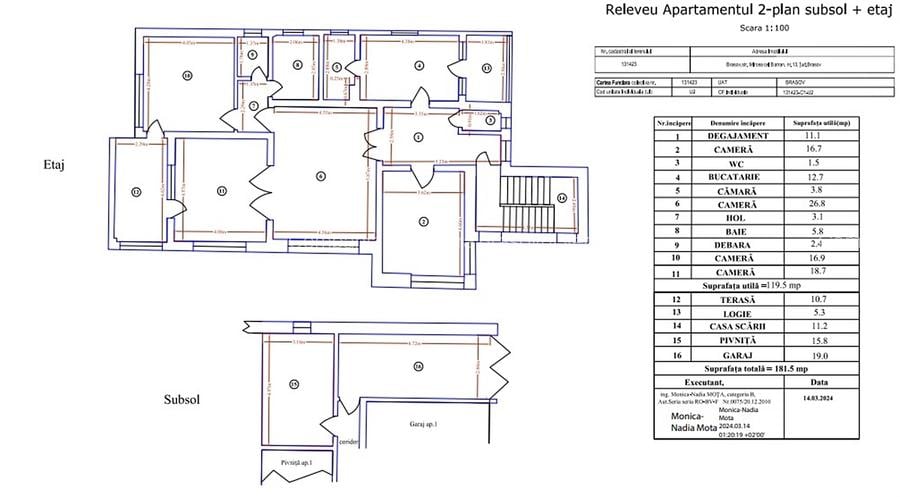 Vila cu 2 apartamente spatioase si teren de 670 mp. - 4