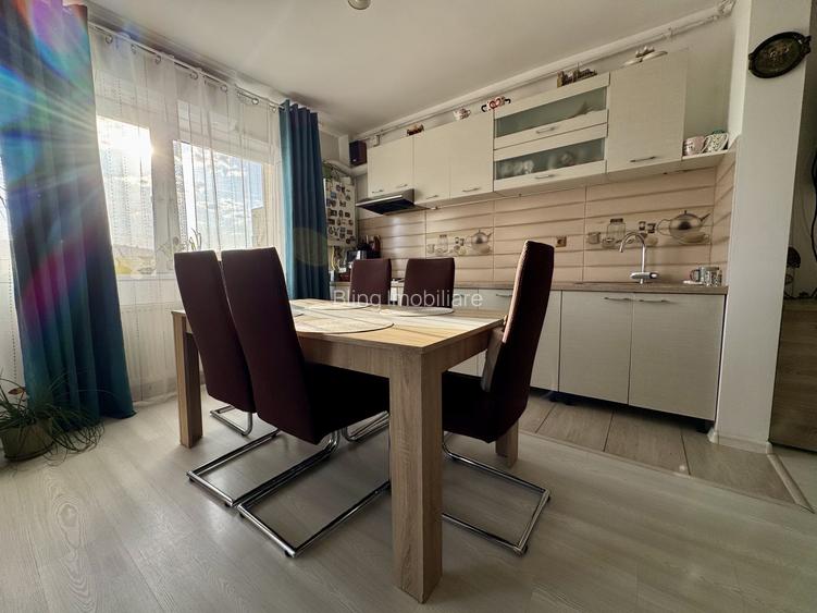 Apartament 3 camere, 76 mp, 2 băi, 2 parcări, etaj intermediar, Baciu - 2