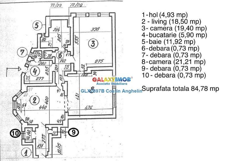 Spatiu Birou 3 Camere - Piata Romana   Dacia - 6