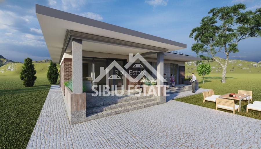 Casa un nivel cu mansarda, teren 500mp NOU - 5