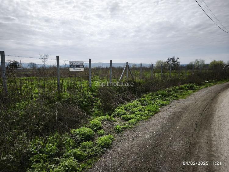 Teren drept  19059 mp - toate utilitățile - asfalt - Sancrai - 8