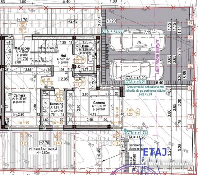 Unitate spatioasa in duplex modern, Dambul Rotund, P+E+Er - 8