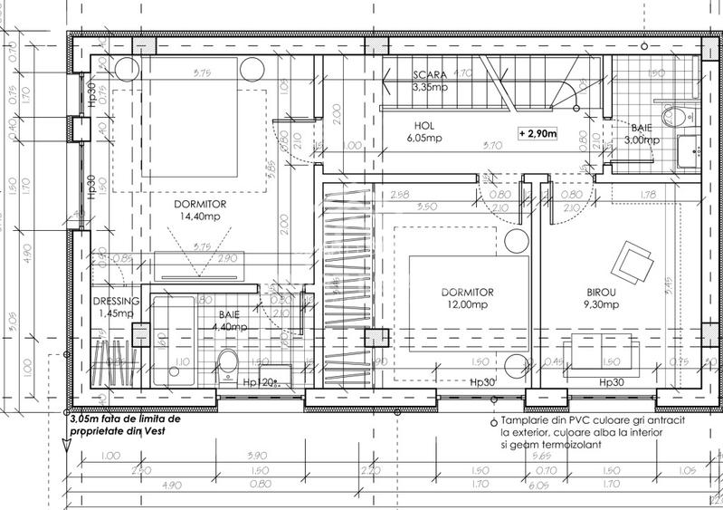 Casă Individuală S+P+1E+Etaj Retras - Trapezului - Comision 0% - 19
