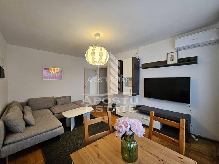 Apartament 2 camere , semidecomandat, 39mp utili, et.4/4, zona Dacia - 2