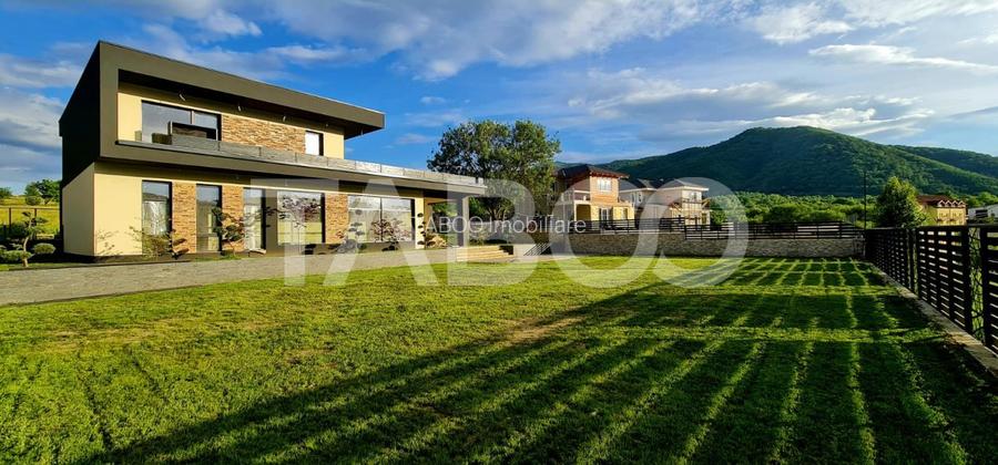 Casa moderna de inchiriat 5 camere cu teren si piscina Cisnadie - 3