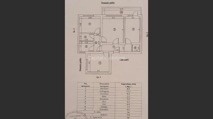 Apartament 3 camere, Obelisc, zona Liceelor - 4