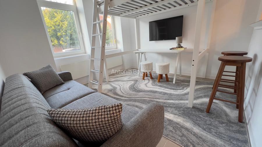Studio mobilat și utilat | Parcare inclusă | Vedere stradală | Grădină  - 5
