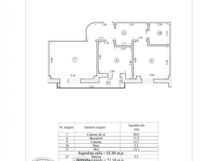 Apartatment cu 2 camere, decomandate - cu loc de parcare inclus - 11