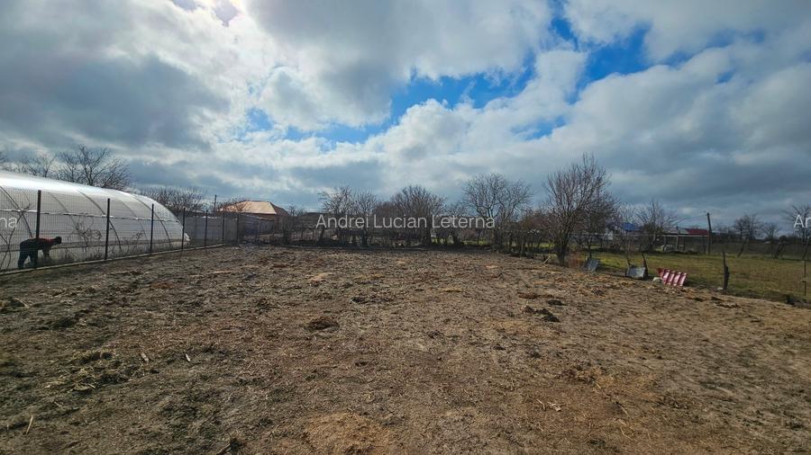 Teren intravilan 860 mp, deschidere 14,27 m, utilități - 2