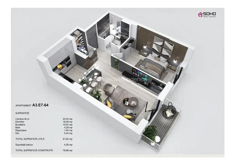 Apartament 2 camere