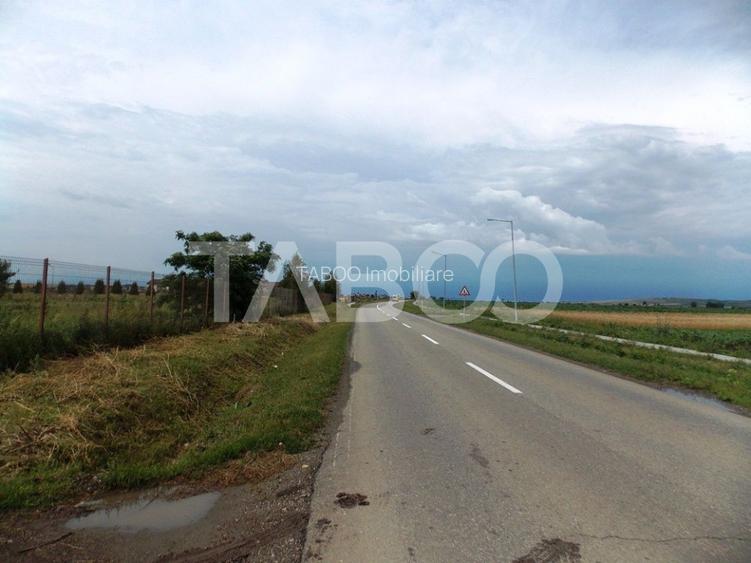 Teren de vanzare 10000 mp CF 107274 deschidere de 42 m in Sura Mica  - 7