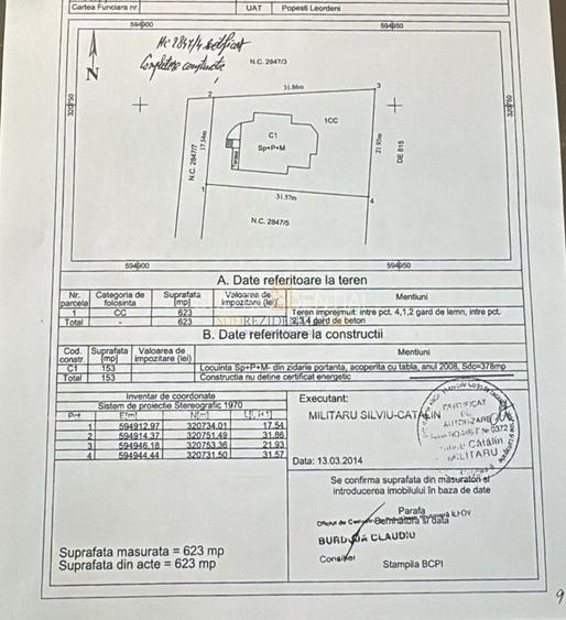 Vila S+P+M de vanzare, teren generos, piscina si garaj, Popesti-Leordeni - 1