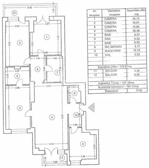Apartament insorit cu 4 camere, 3 bai | garaj si boxa - 1