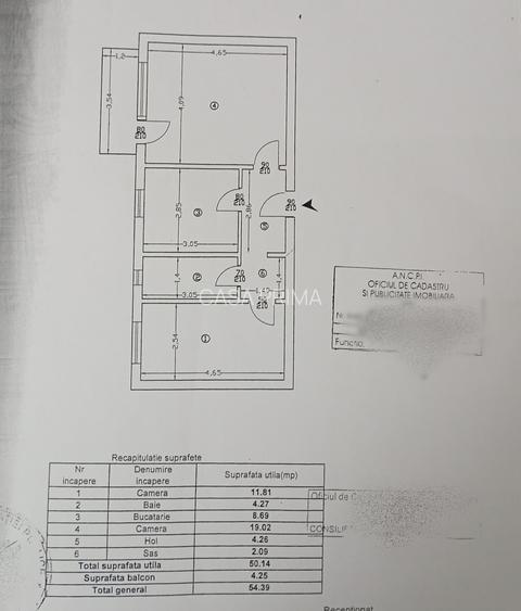 Apartament 2 camere DECOMANDAT, Frumoasa, ETAJ 1 !! - 12