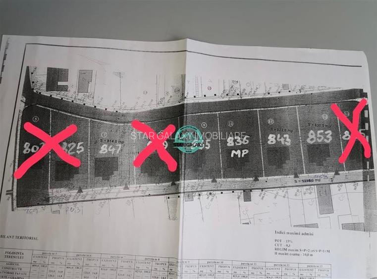 Vand teren cu suprafata de 835 mp str Viile Dealului Mic l - 4