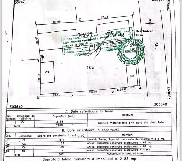 2188 mp - Proiect S+P+4 | 62 apartamente 2/3/4 cam | - 1
