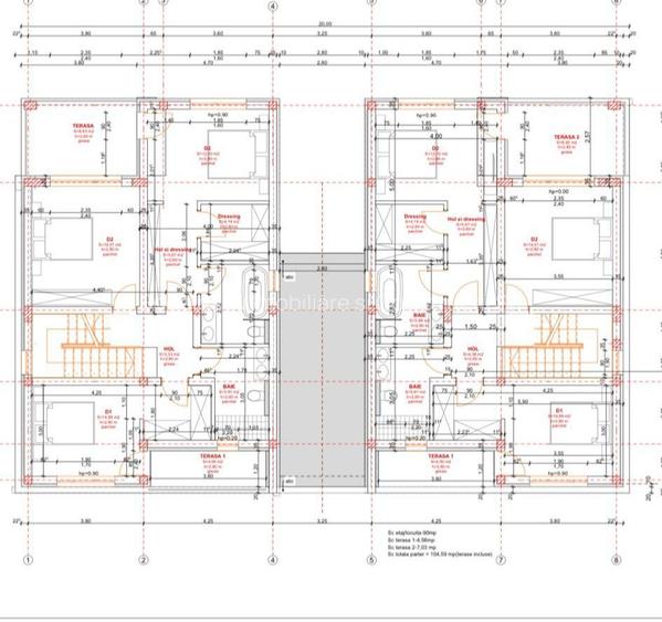 Duplex cu 5 camere despartit prin Garaj - Lidl - 18