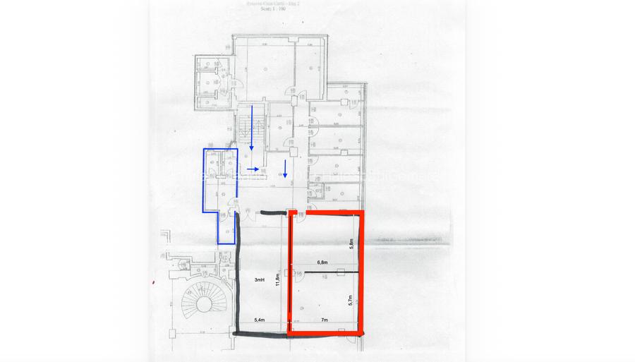 Spatiu birouri; vedere Palat Culturii; 100mp, Casa Cartii - 9