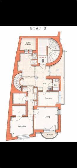 Apartament de 3 camere, Piata Romana, bloc nou boutique, 2 balcoane - 9