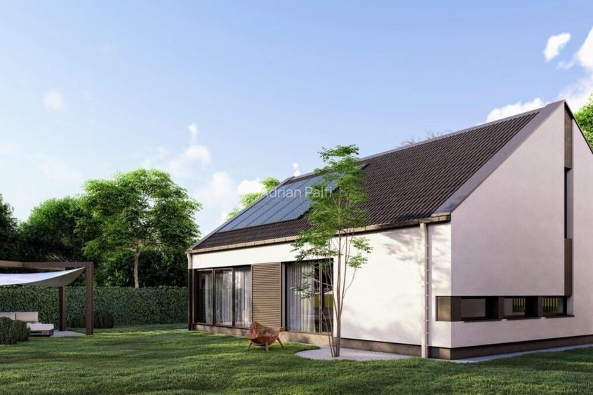 Casă parter 4 camere, 500 mp teren, NZEB – semifinisat cu posib. personalizare - 4