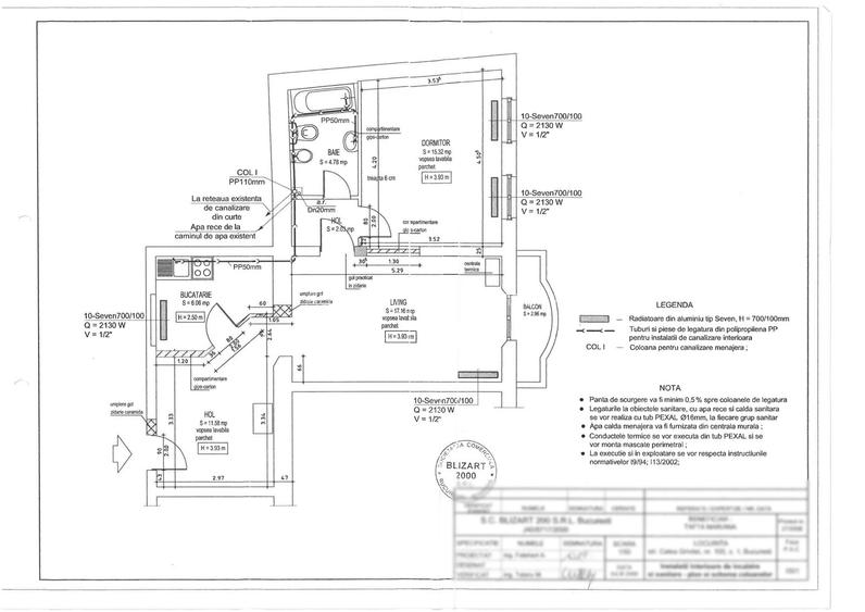 Apartament 2 camere – Calea Griviței ,Etaj 1 ,  Clădire istorică - 1