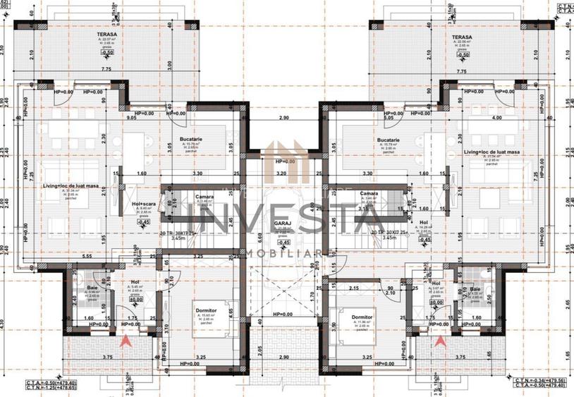 Teren in curs de autorizatie! 807 mp cu front la strada de 33 m! - 1