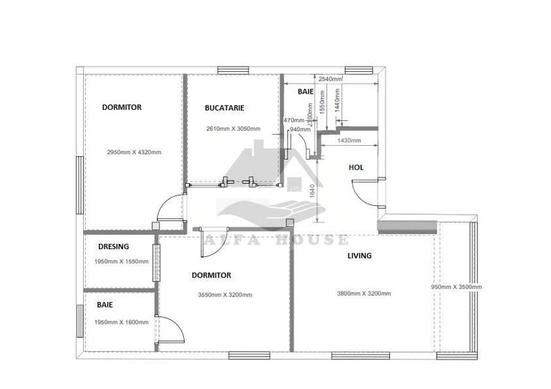 Oportunitate - Apartament cu trei camere in vila, zona Tractorul 70 mp - 20
