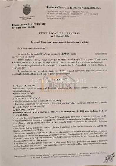 Vanzare teren 3200 mp, Cheile Rasnoavei, str. Cheisoara - 4