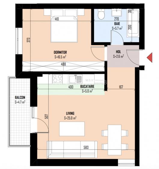 2 Camere | Bragadiru | Soseaua Alexandriei | Bloc Nou |  - 6