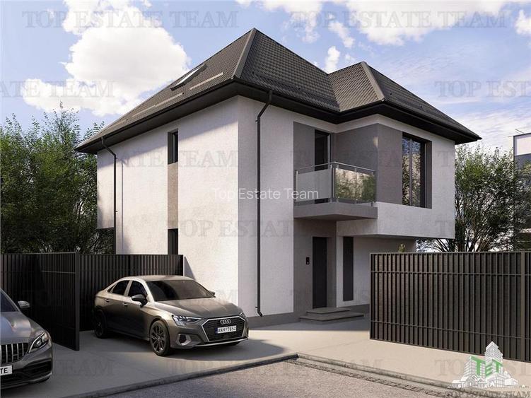 Vila individuala 5 camere, incalzire in pardoseala, P+1+M, toate utilitatile, 32 - 4