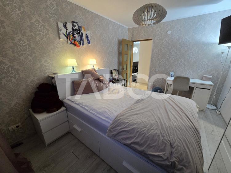 Apartament 3 camere de vanzare decomandat mobilat utilat Tilisca Sibiu - 16