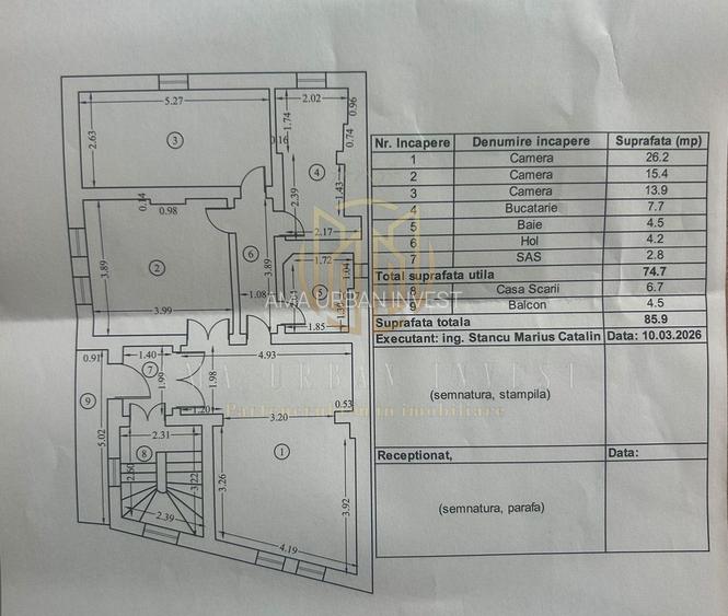 Apartament in vila Stefan cel Mare la 300 m metrou curte - 2