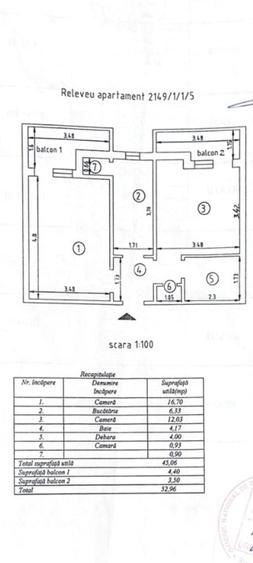 Apartament 2 camere, 53 mp, decomandat, zona Piata NIcolina - 7