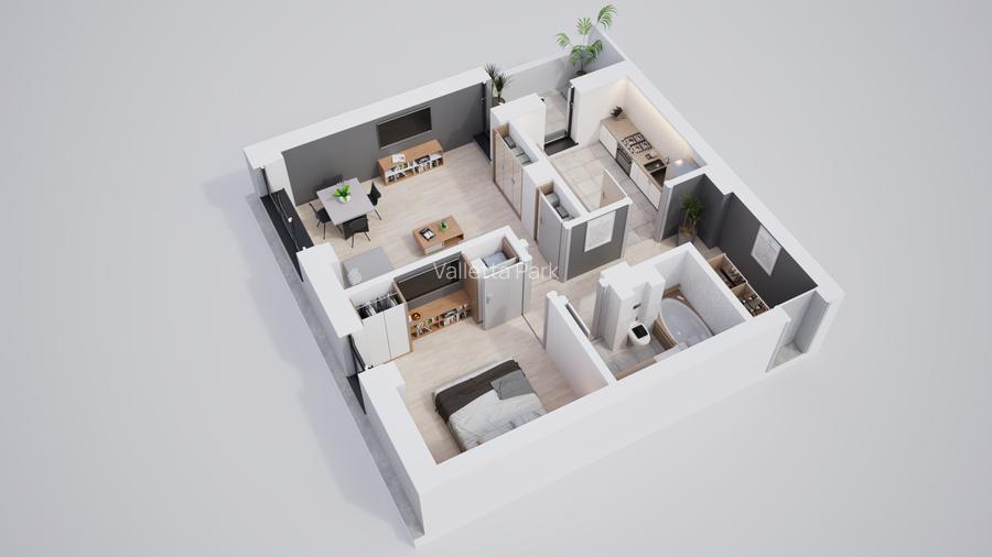 Ansamblu rezidential modern, 2 camere spațioase, aproape de autobuz - 5