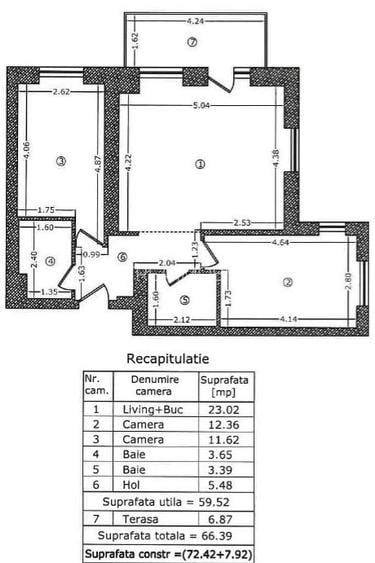 Complex Parcului 20// 3 camere zona P-ta Presei bloc nou // Loc de parcare - 11