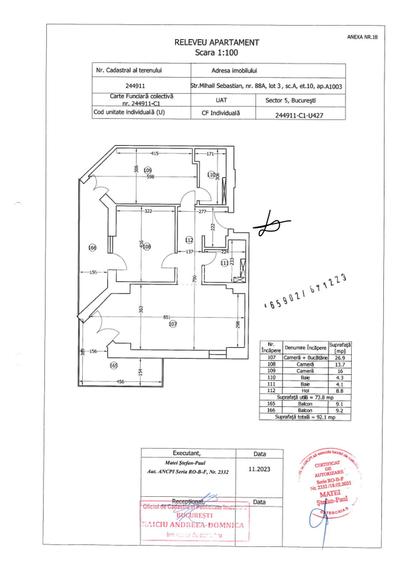 Apartament 3 camere / Vulcan Residence / 13 Septembrie / Bloc finalizat! - 2