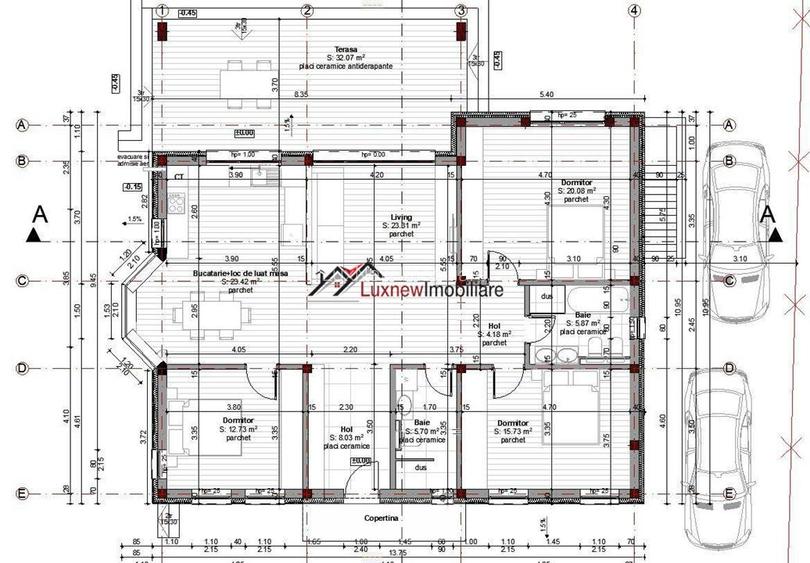 Comision 0%! Casa individuala semifinisata 120 mp utili + terasa 35 mp in Popest - 2