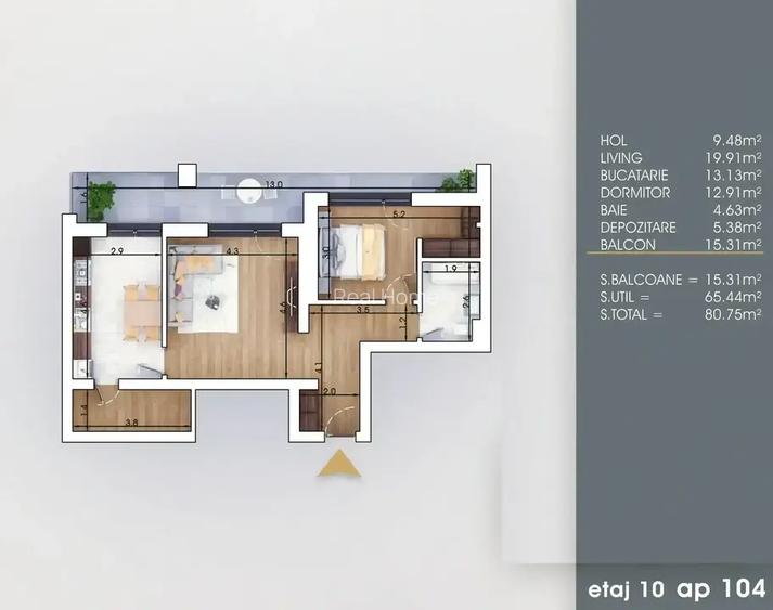 7 min Metrou | 2 Camere | depozitare | 4 lifturi | Finalizat - 3