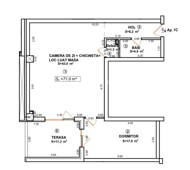 Apartament 2 camere - bloc nou - MONARCH - 9